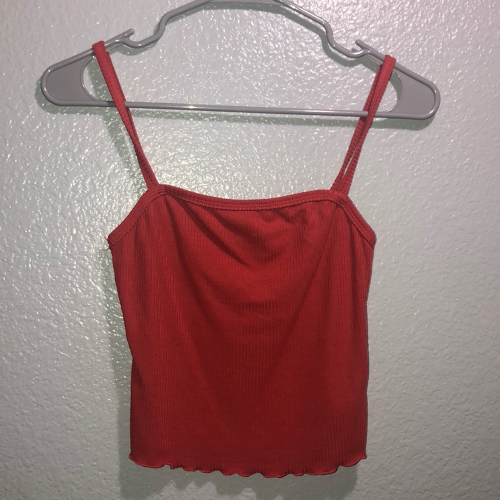 Orange tank top